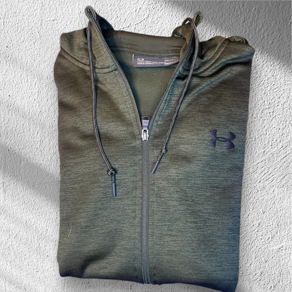 UNDER ARMOUR Green Sleeveless Hoodie